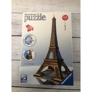 EIFFEL TOWER 216 PC JIGSAW 3D PUZZLE FACTORY SEALED